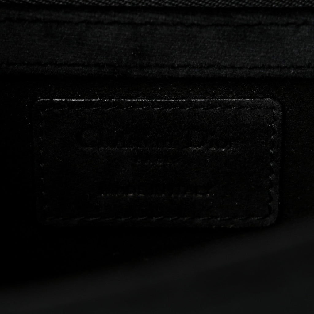Velvet Small Diorama Flap Bag Black AT My store
