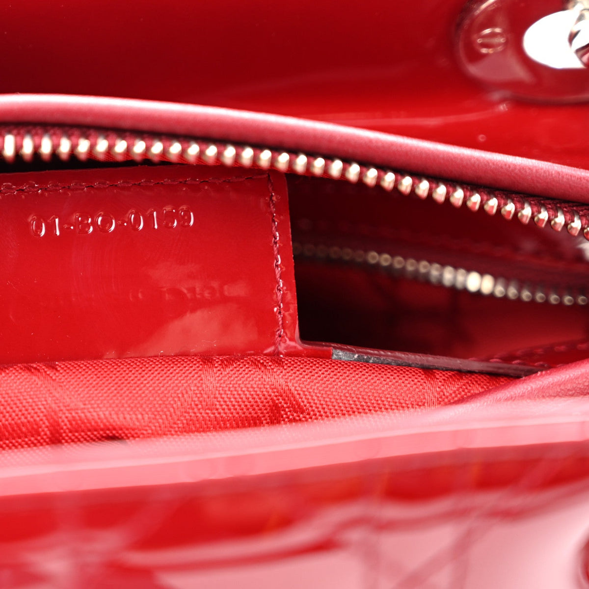 Patent Cannage Medium Lady Dior Red AT My store