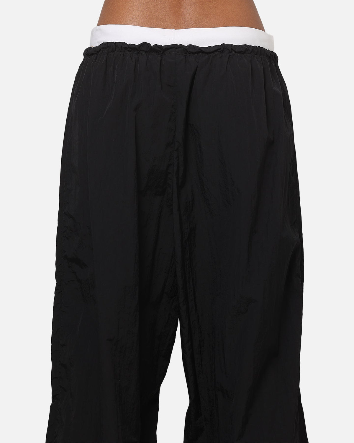 Top Seller Nike Women's Sportswear Loose High-Waisted Parachute Pants Black/Black/White