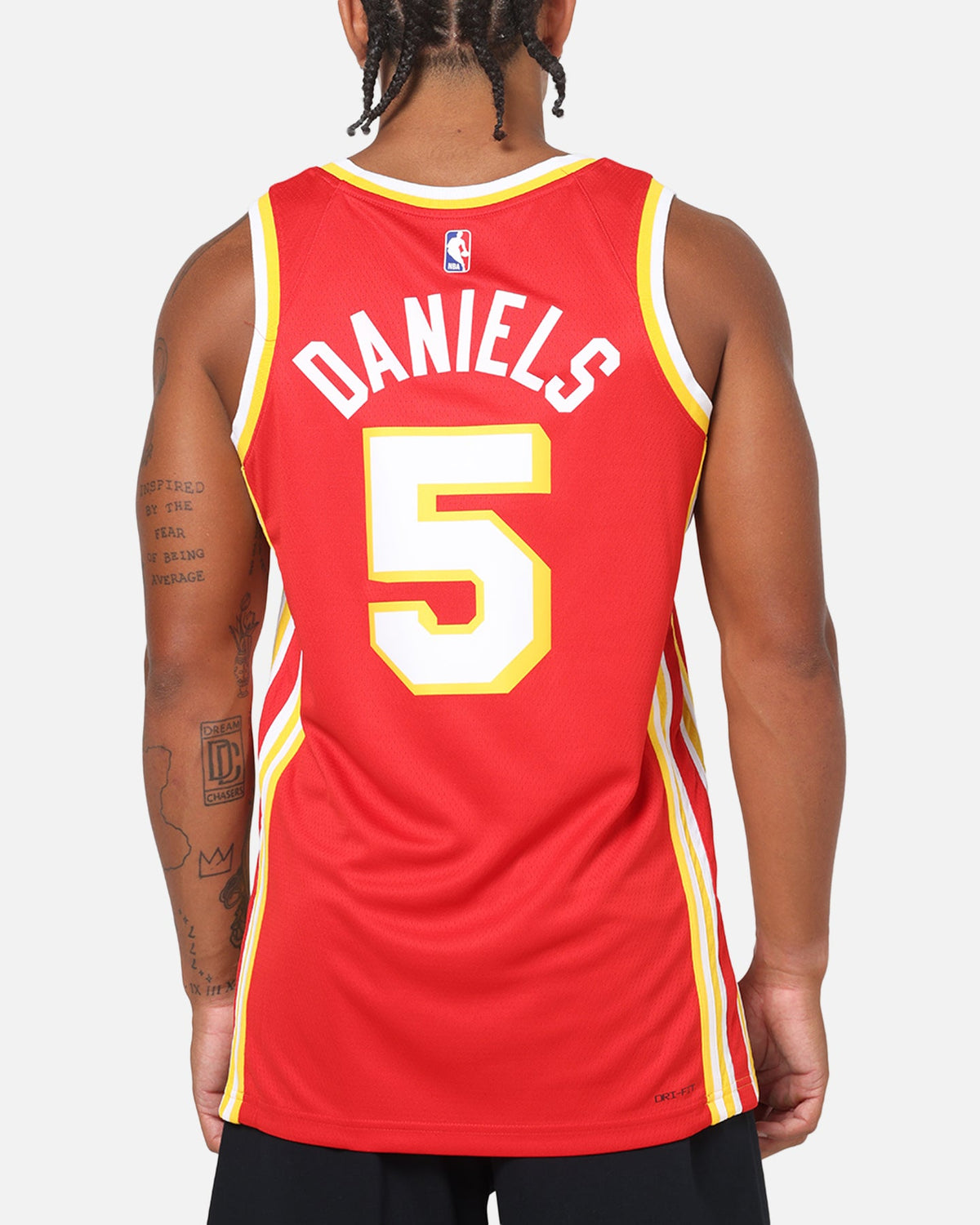 Top Seller Nike Dyson Daniels Atlanta Hawks #5 Icon Edition Nike Dri-FIT NBA Swingman Jersey University Red