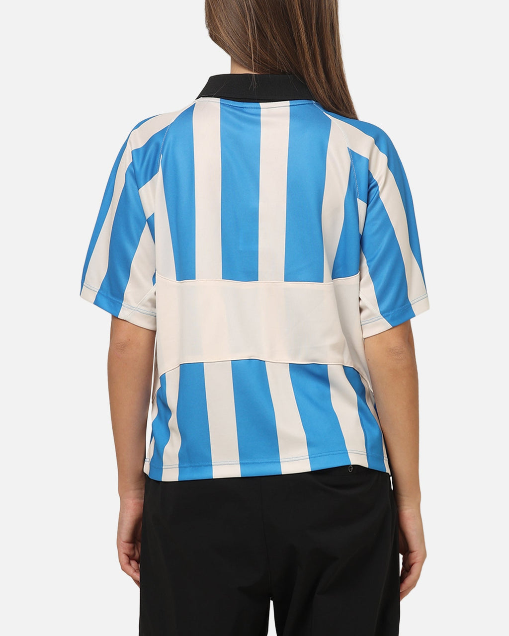 Top Seller Nike Women's Sportswear Street Oversized Striped Jersey Blue/White