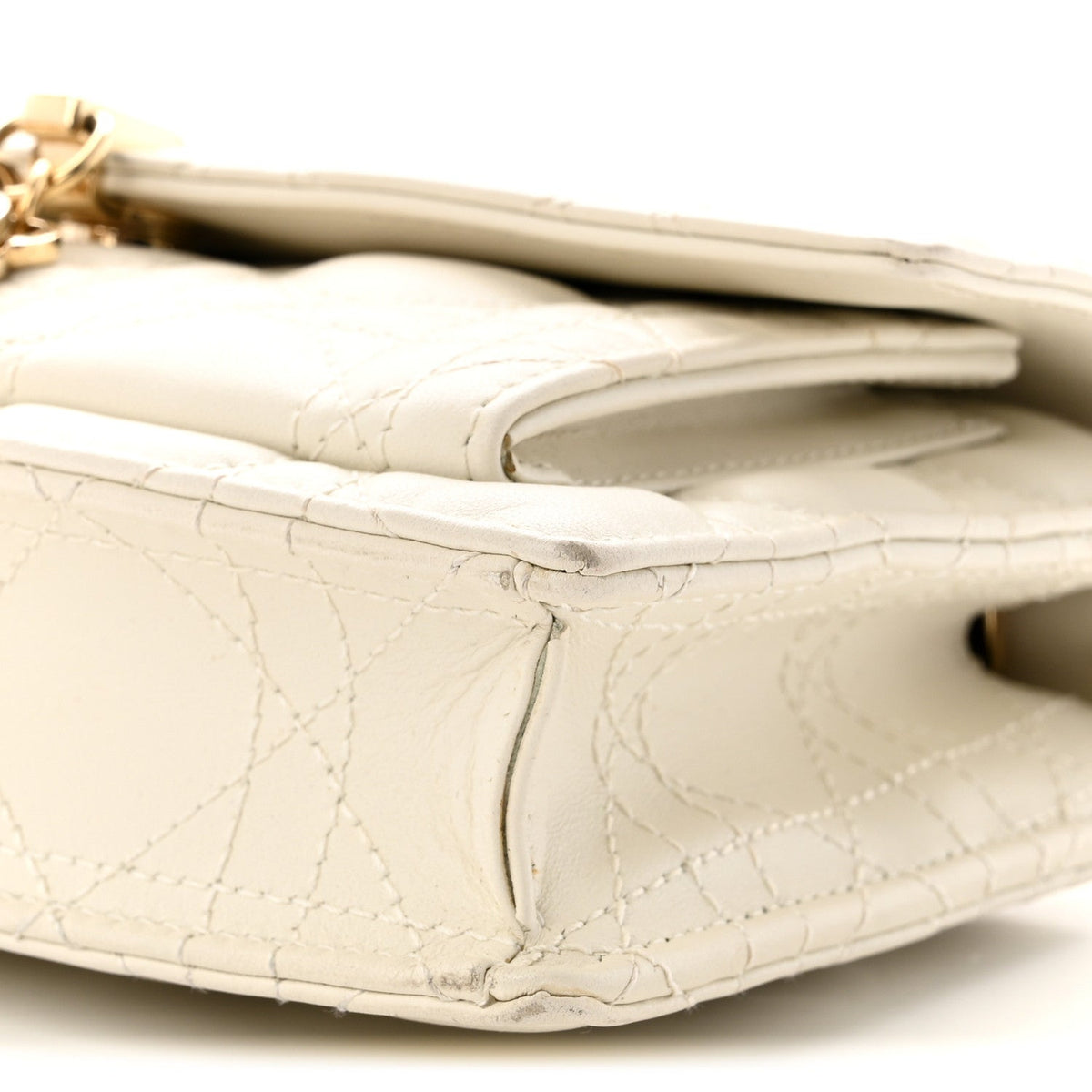 Lambskin Cannage Chain My Dior Daily Chain Pouch Latte AT My store