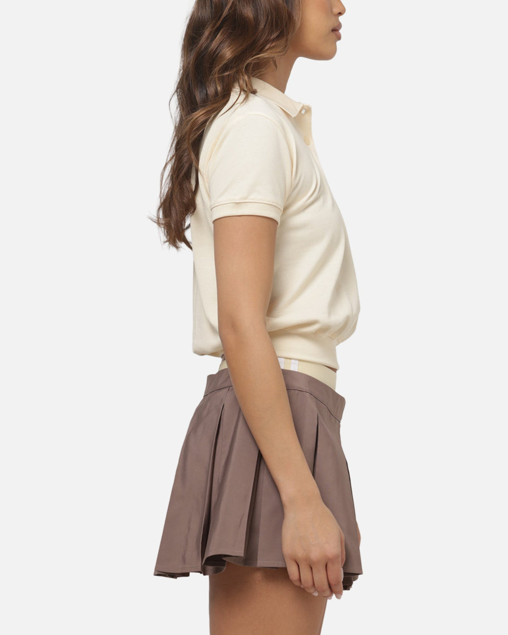 Best-Selling Adidas Women's Short Sleeve Polo T-Shirt Vanilla