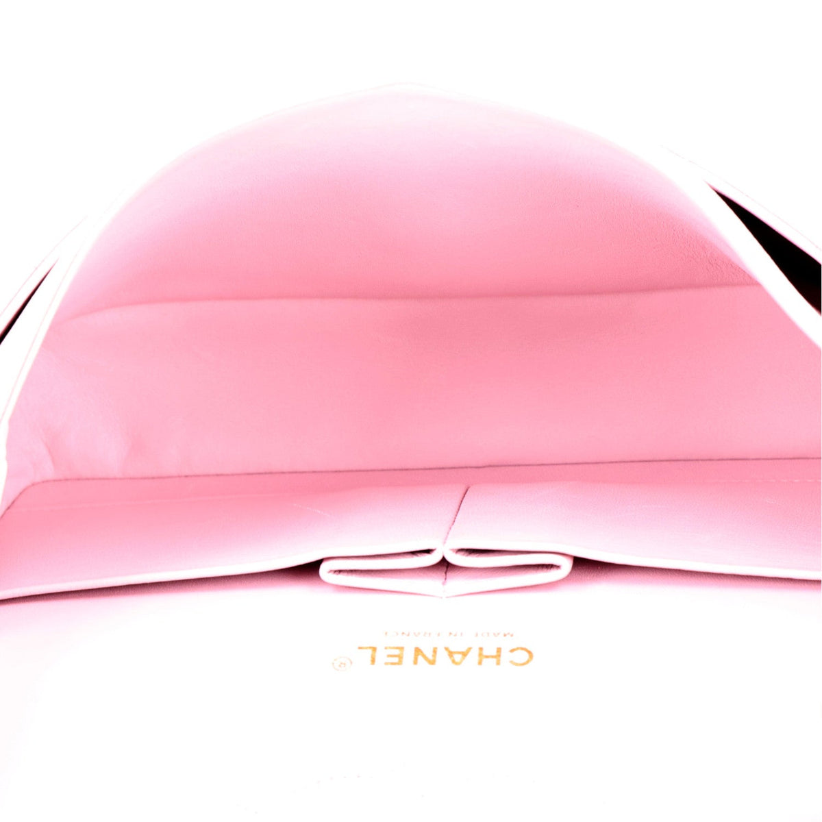 Caviar Quilted Medium Double Flap Light Pink At My store