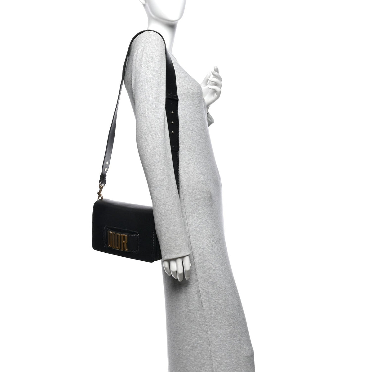 Smooth Calfskin Dio(r)evolution Flap Bag Black AT My store