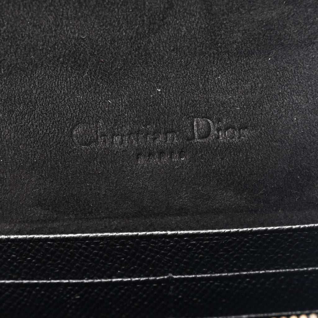 Grained Calfskin Saddle Pouch Bag Black AT My store