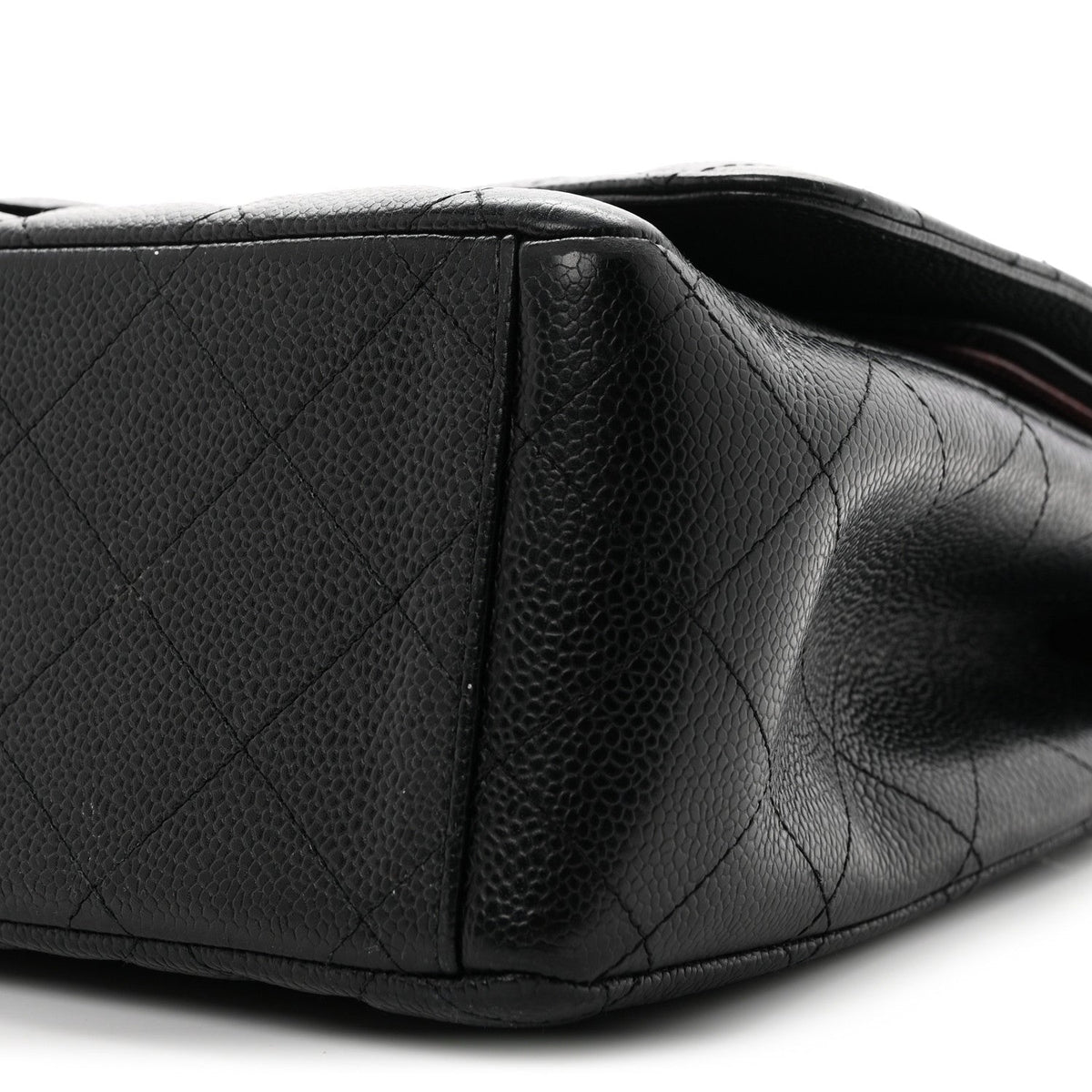 Caviar Quilted Maxi Double Flap Black At My store