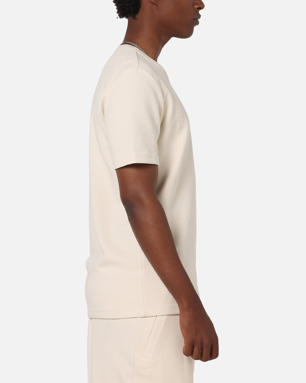 Best-Selling Adidas Trefoil Essentials Waffle T-Shirt Wonder White