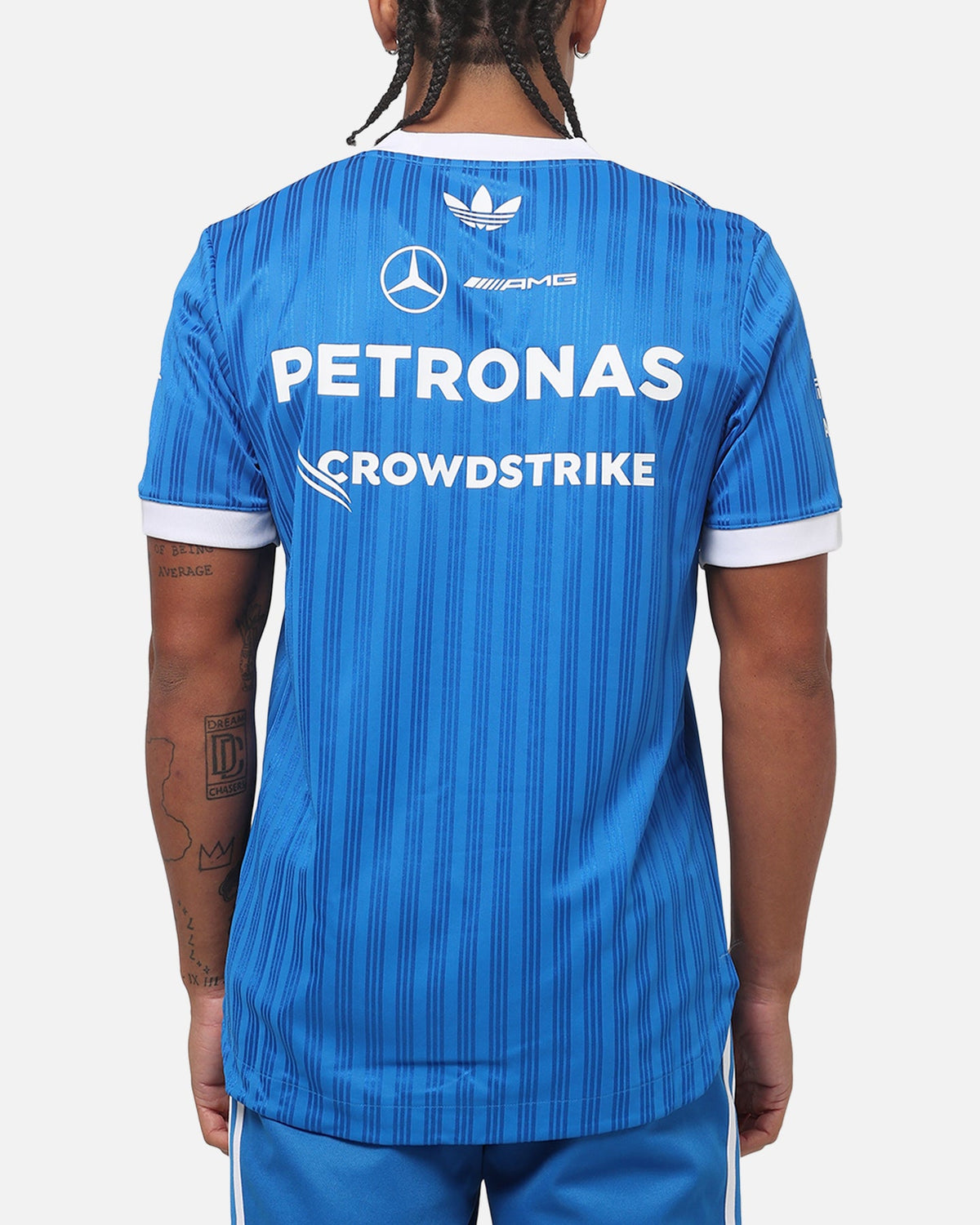 Best-Selling Adidas Mercedes-AMG Petronas Formula 1 Drivers T-Shirt Blue