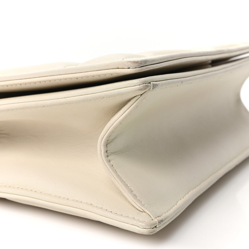 Ultra Matte Calfskin Small Diorama Flap Bag White AT My store