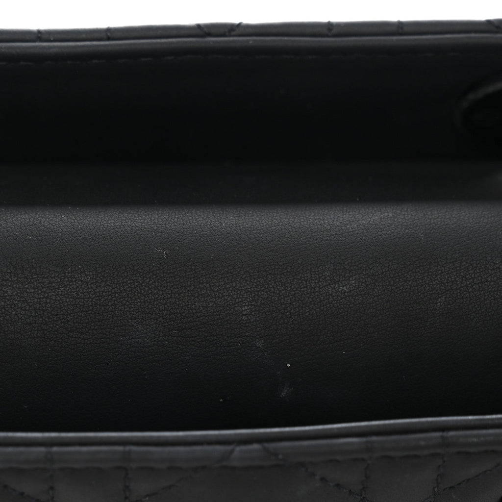 Ultra Matte Calfskin Cannage Small My ABCDior Lady Dior Black AT My store