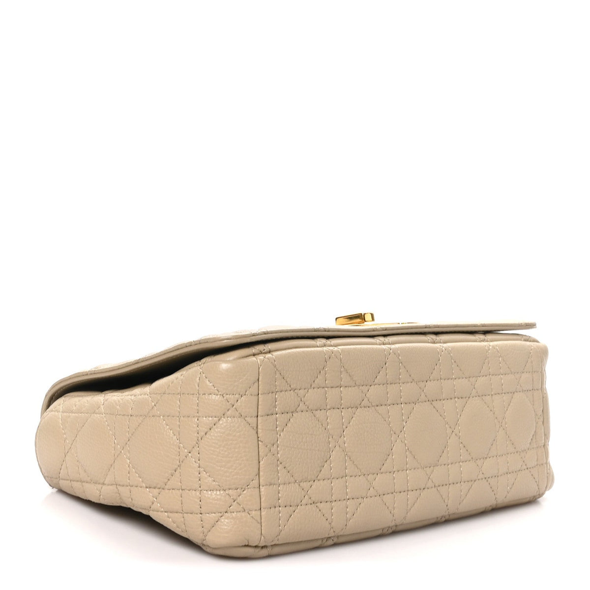 Supple Calfskin Cannage Medium Caro Bag Beige AT My store