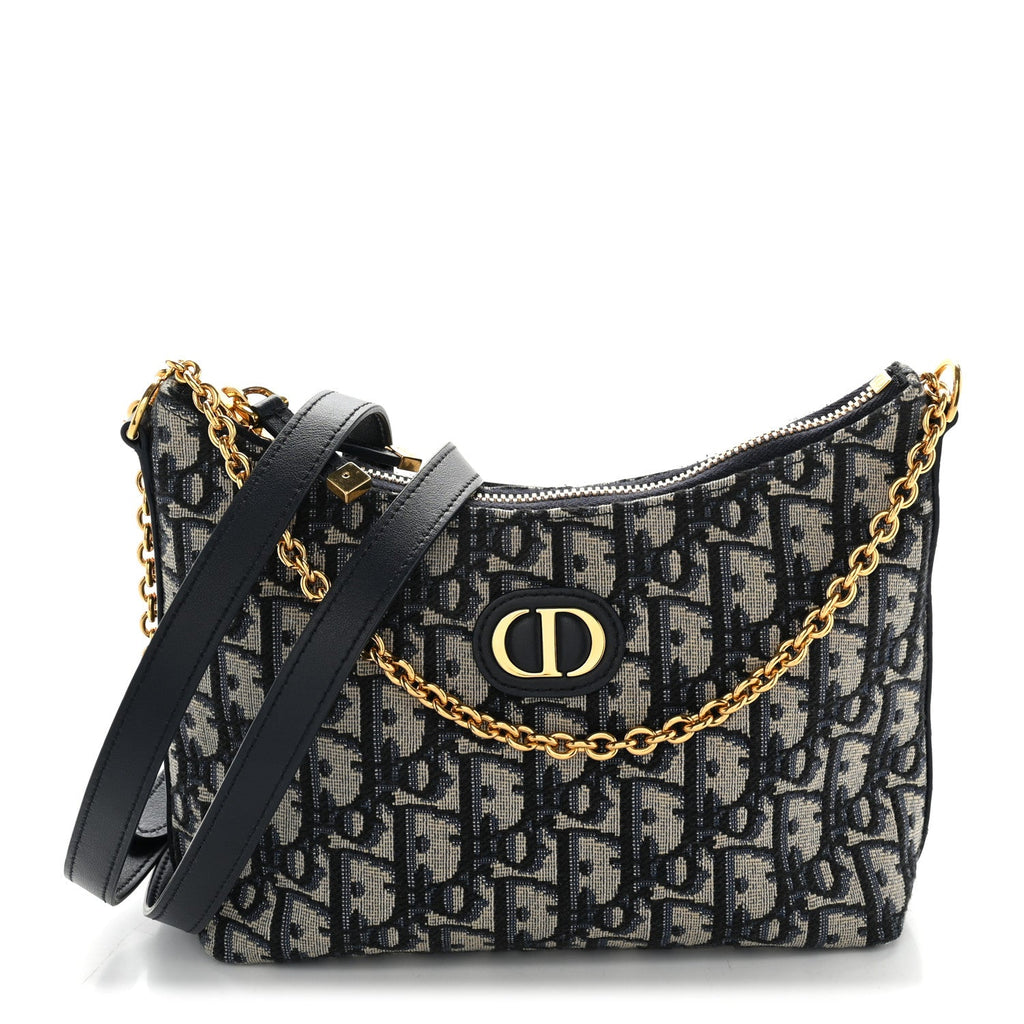 Oblique 30 Montaigne Diorling Mini Bag With Chain Blue AT My store