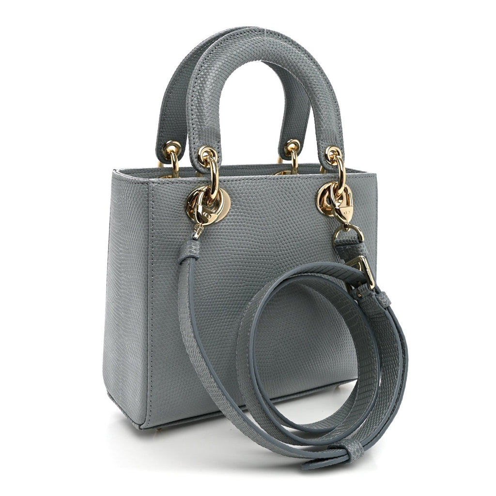 Lizard Small Lady Dior Cloud Blue AT My store