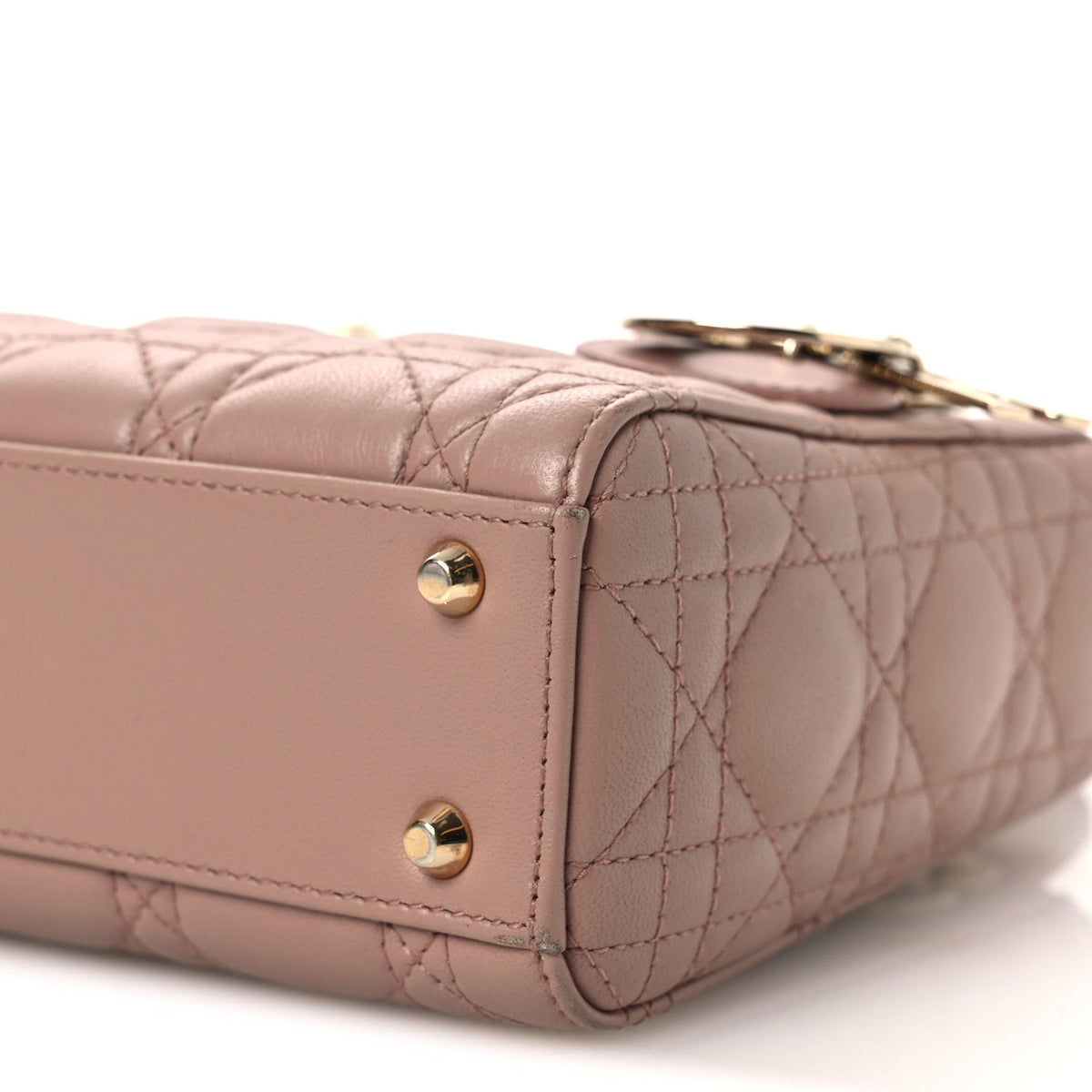Lambskin Cannage Mini Lady Dior Blush AT My store