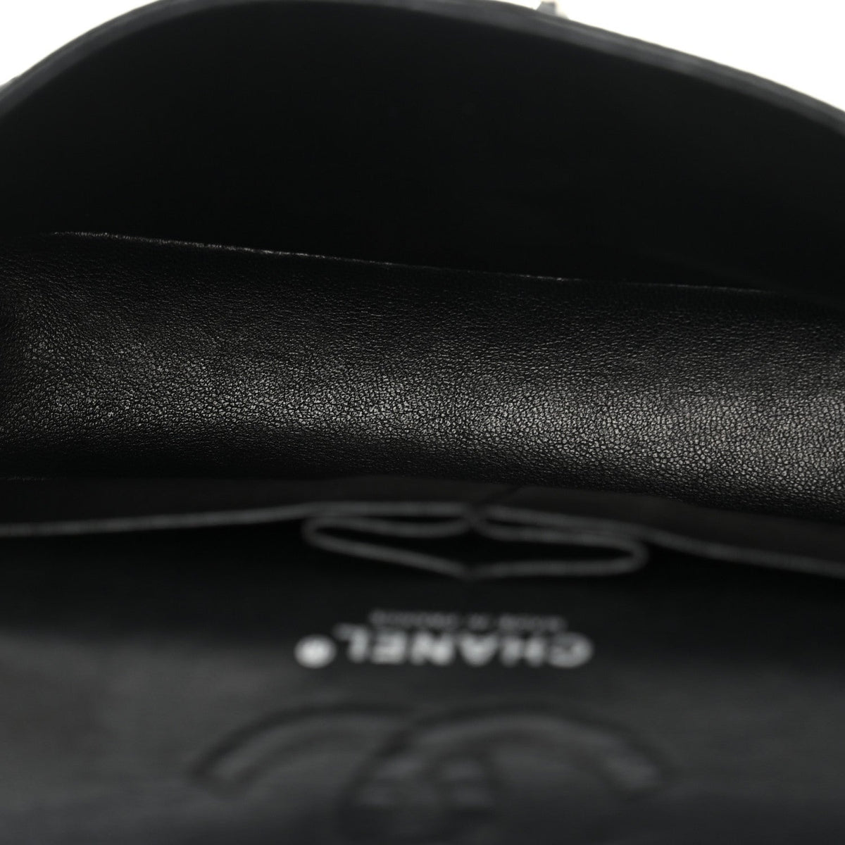 Caviar Quilted Small Double Flap Black At My store