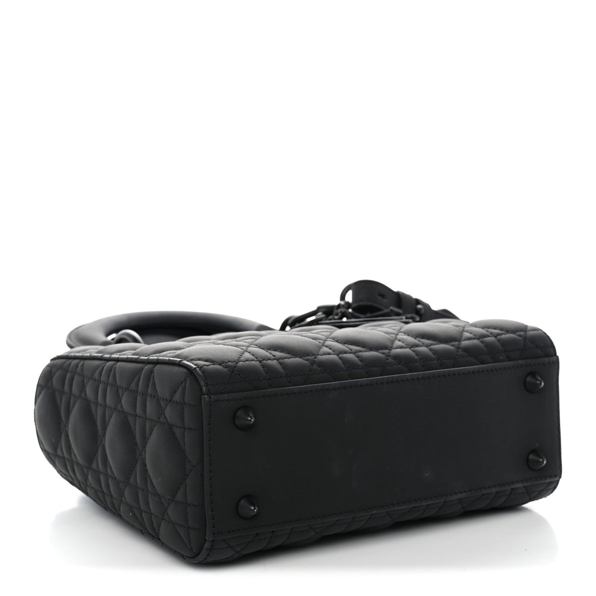 Ultra Matte Calfskin Cannage Small My ABCDior Lady Dior Black AT My store