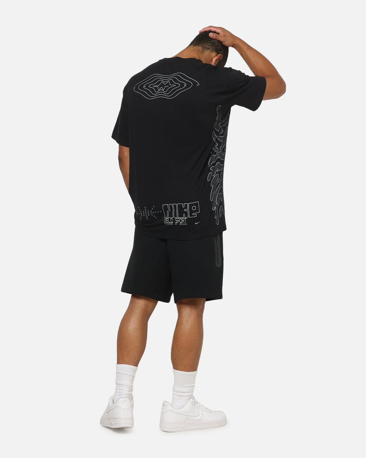 Top Seller Nike Sportswear Reflective Cycle T-Shirt Black