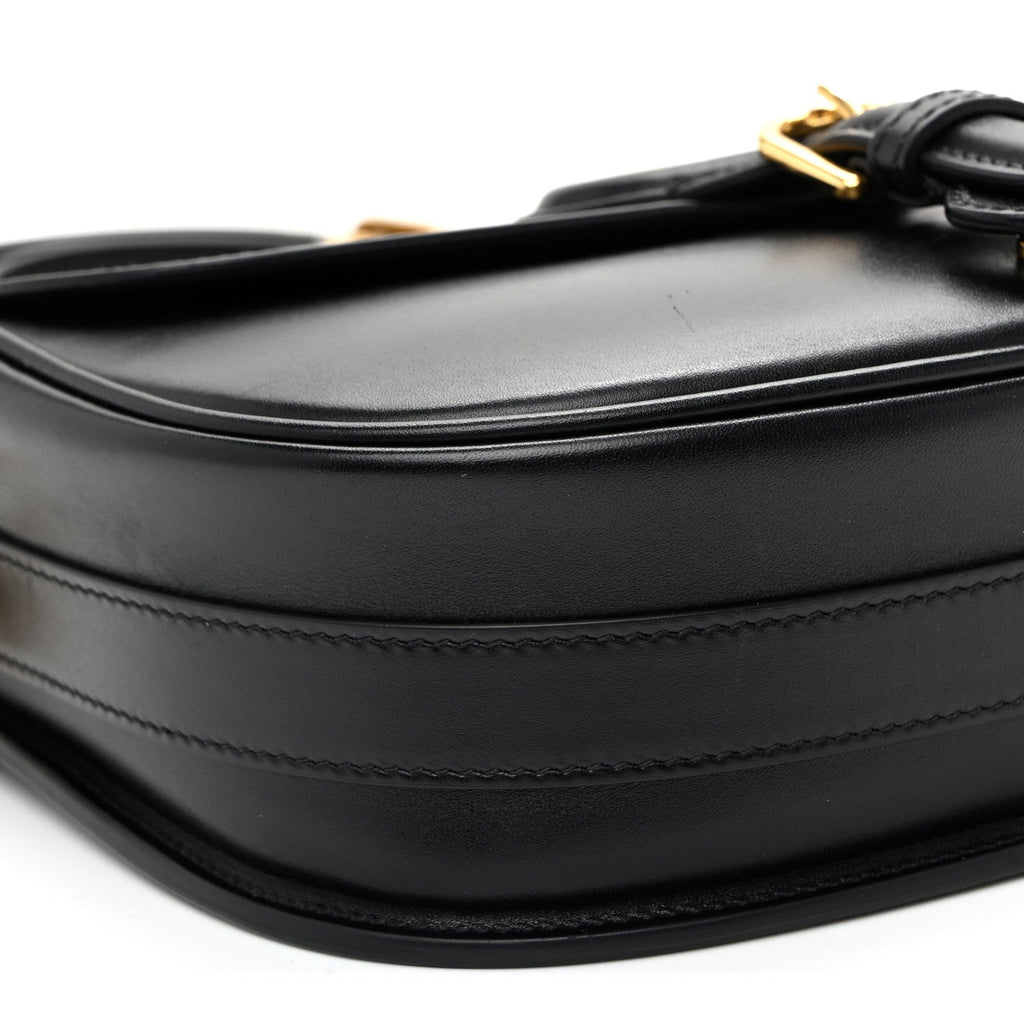 Box Calfskin Medium Bobby Flap Black AT My store