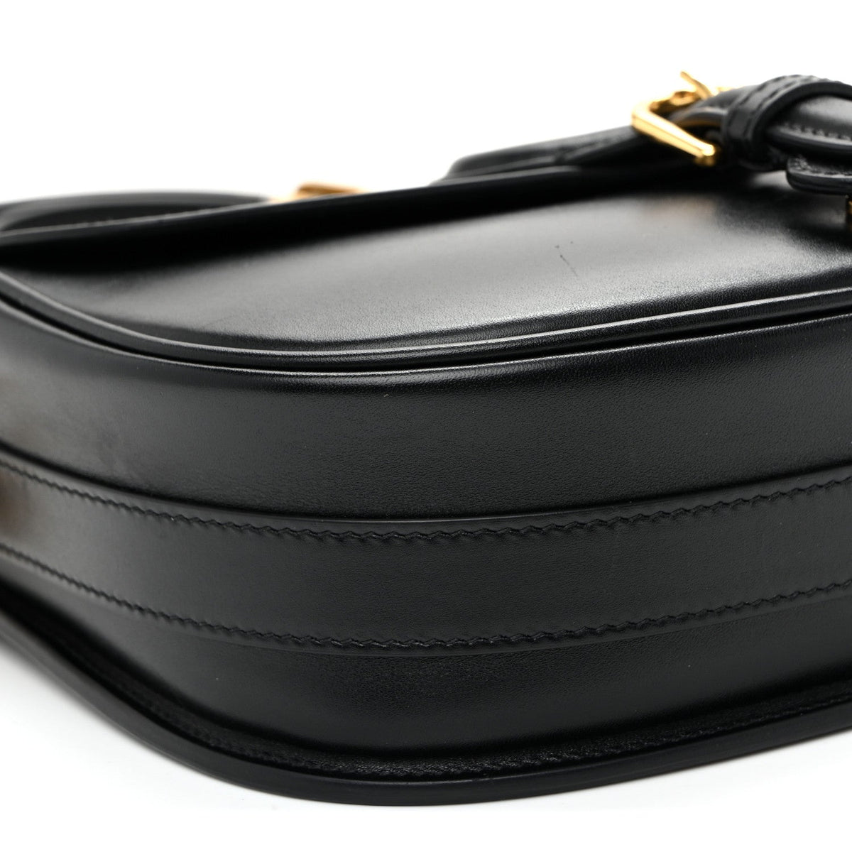 Box Calfskin Medium Bobby Flap Black AT My store