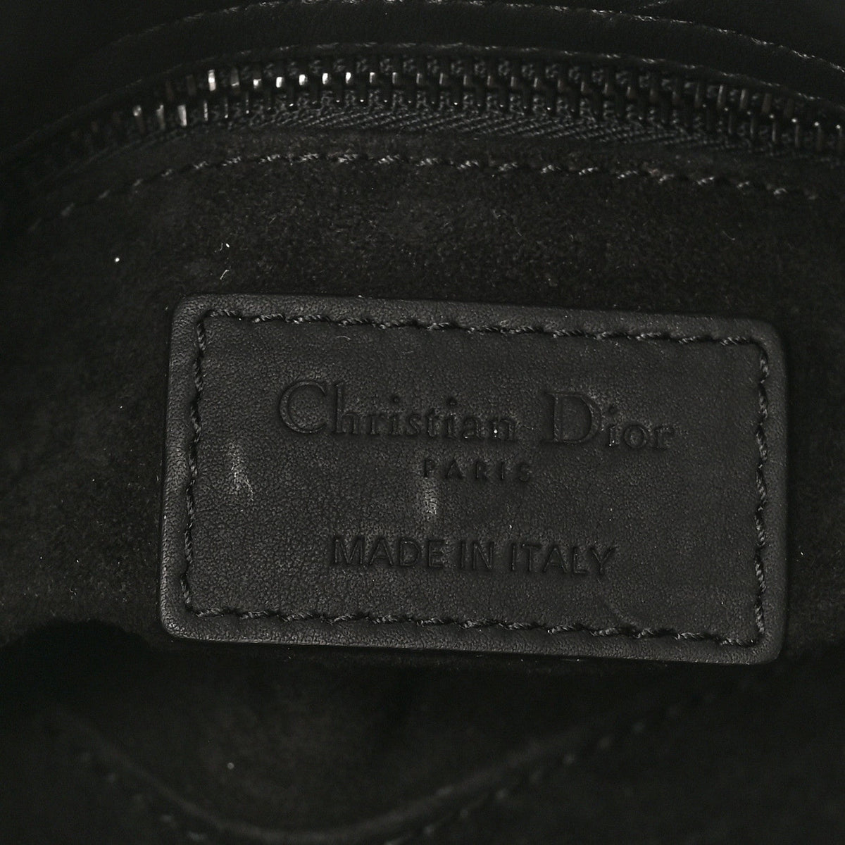 Ultra Matte Calfskin Cannage Mini Lady Dior Black AT My store