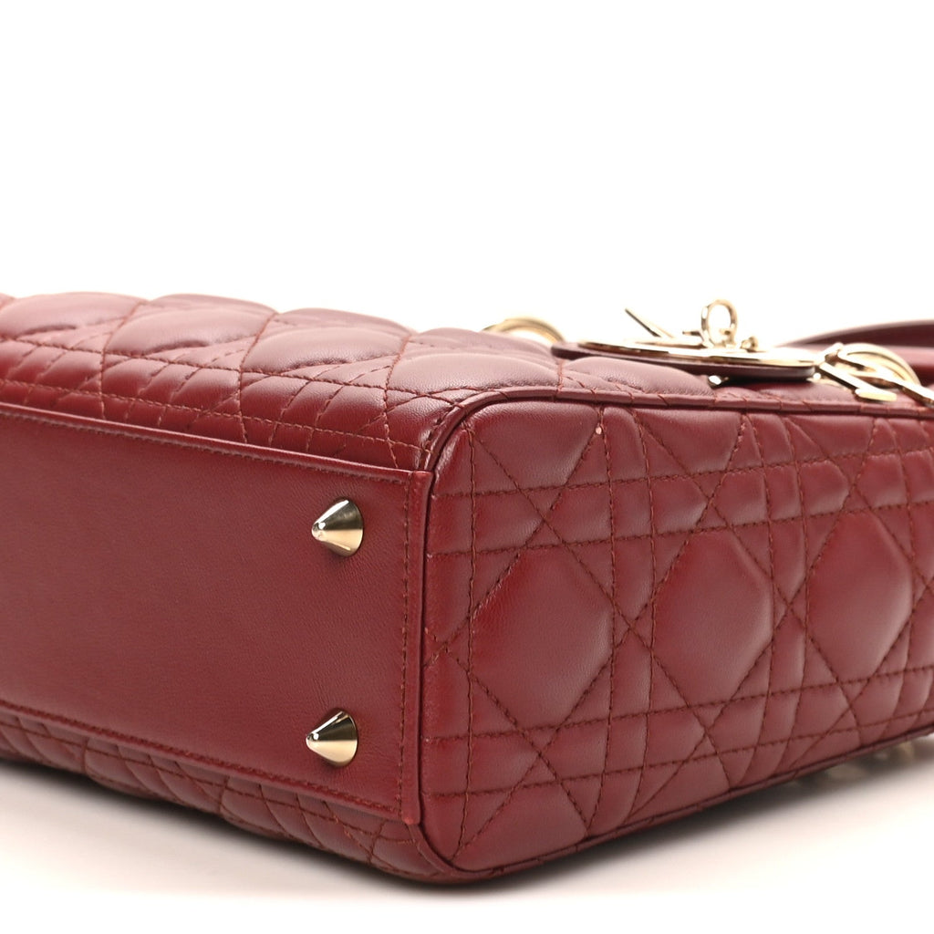 Lambskin Cannage Small My ABCDior Lady Bordeaux AT My store