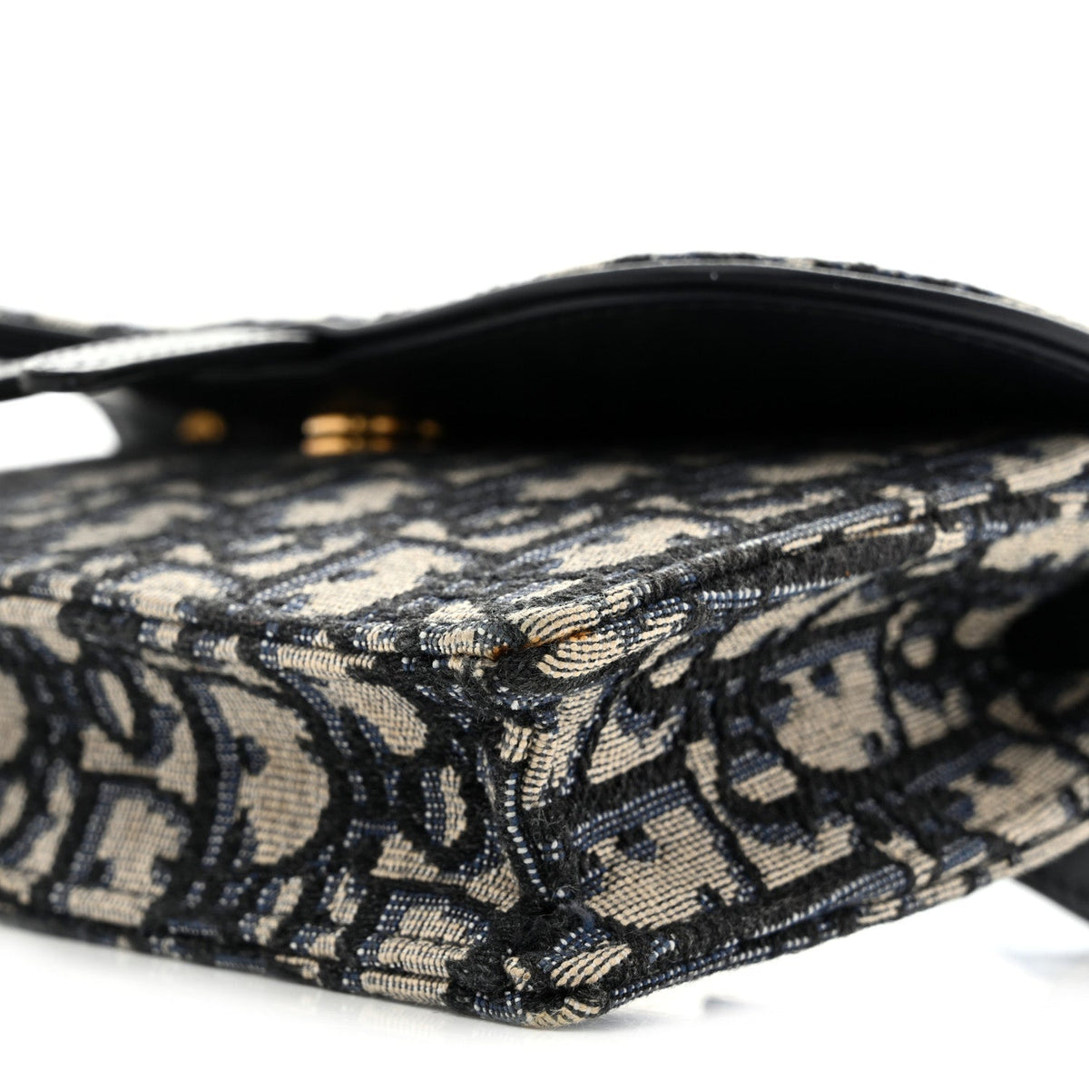 Oblique Saddle Belt Bag Blue AT My store