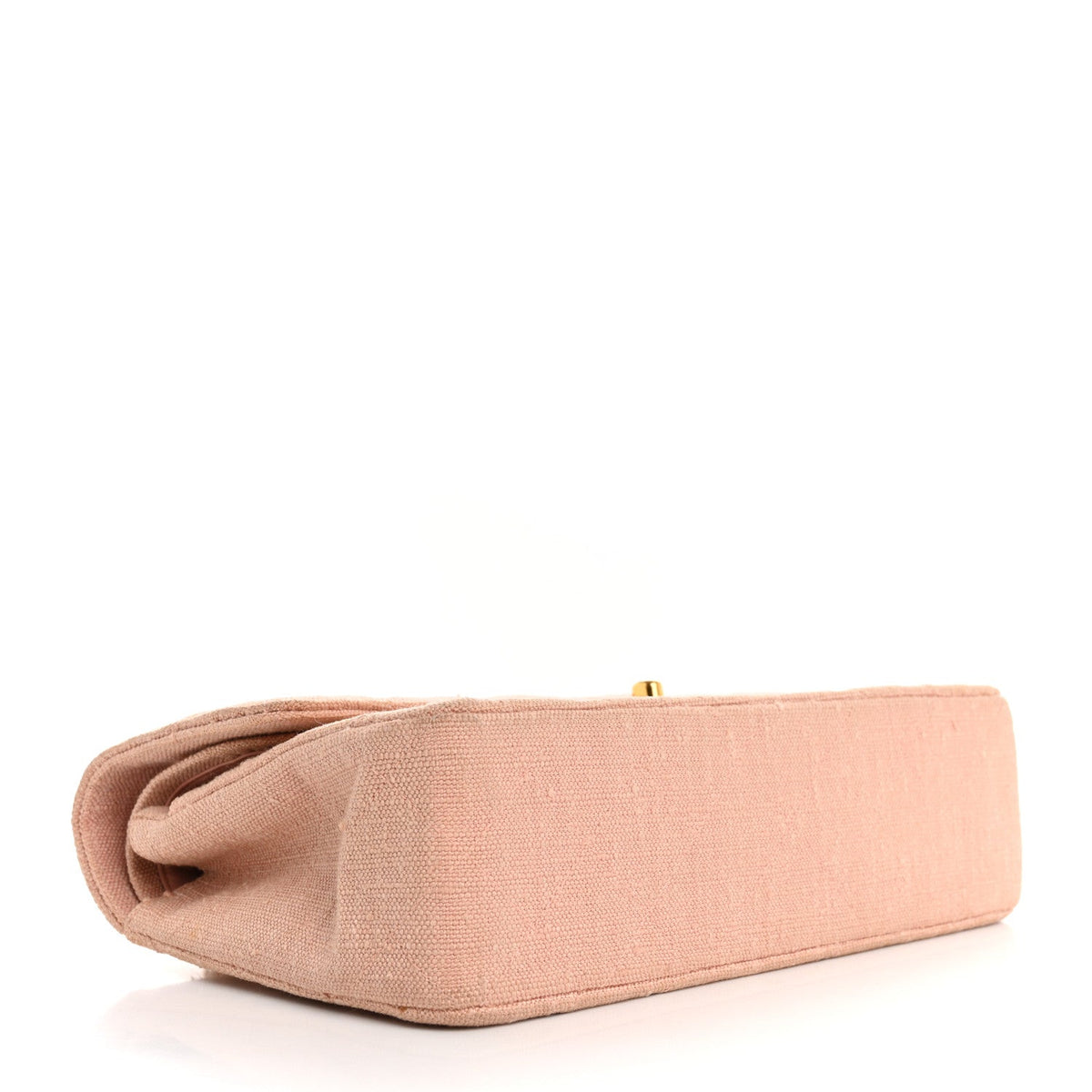 Canvas Quilted Small Double Flap Light Pink At My store