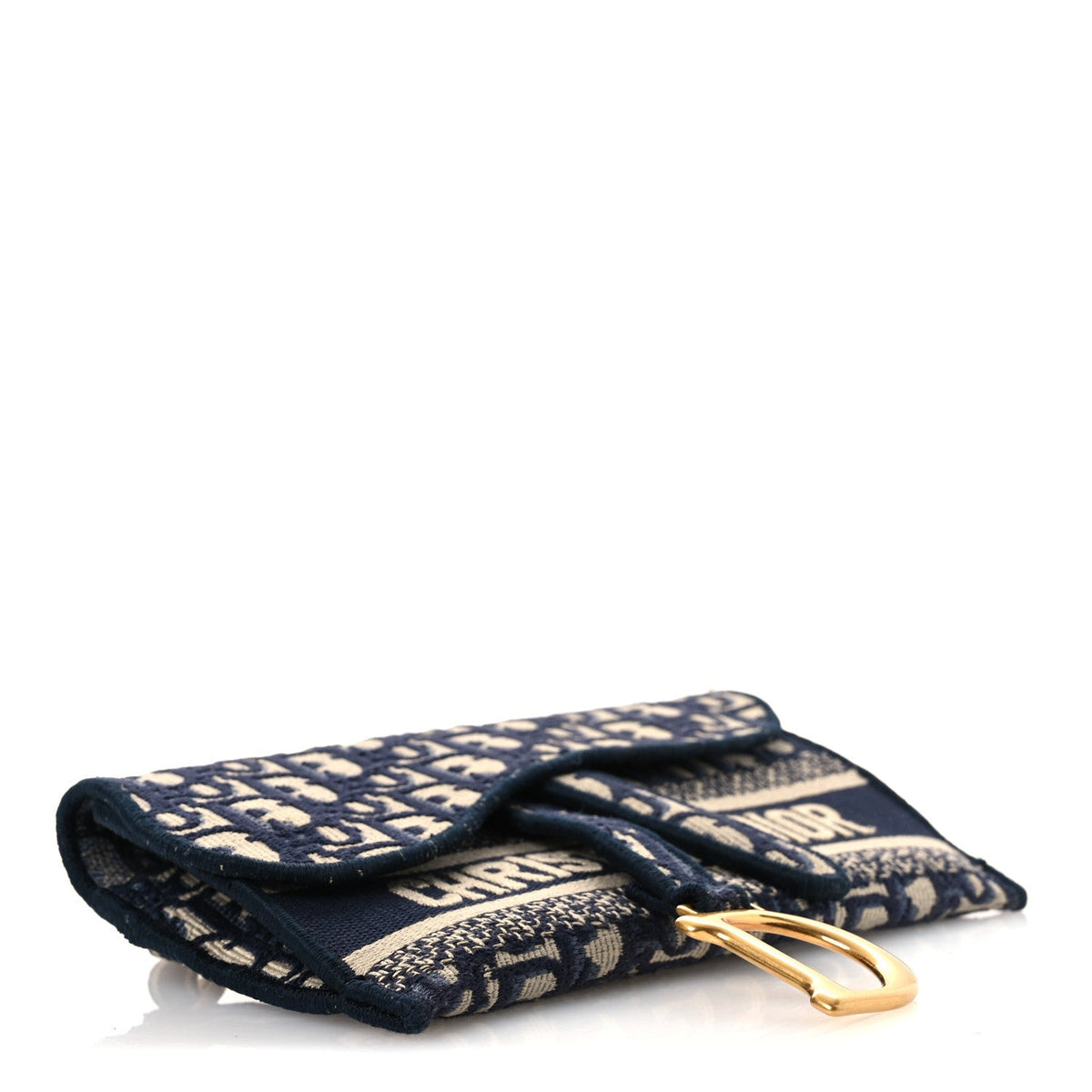 Oblique Slim Saddle Pouch Blue AT My store