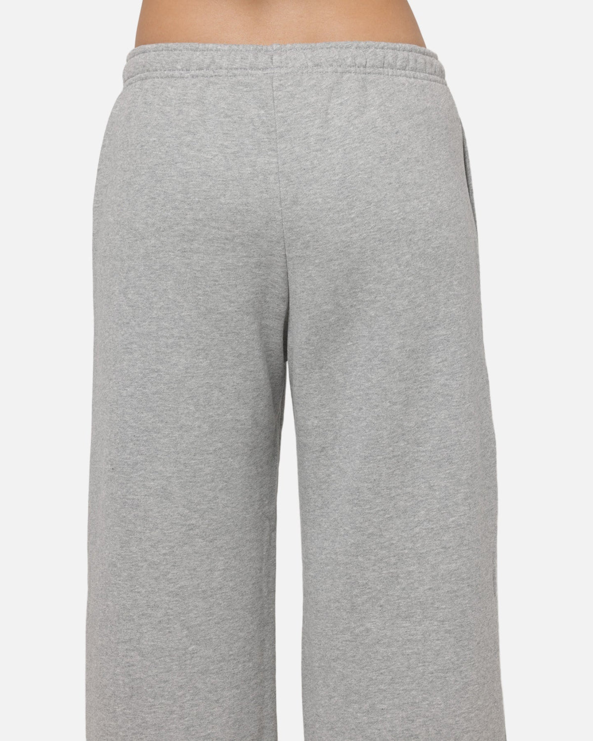 Top Seller Nike Women's Studio Fleece Medium Weight Mid-Rise Wide-Leg Pants Dark Grey Heather