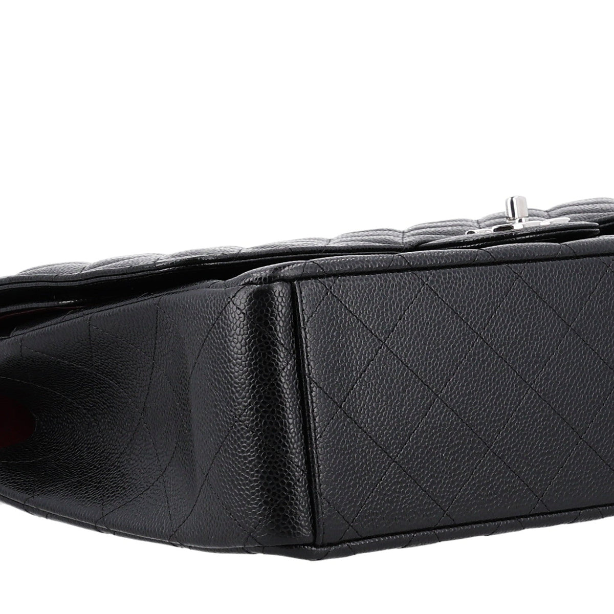 Caviar Quilted Maxi Double Flap Black At My store