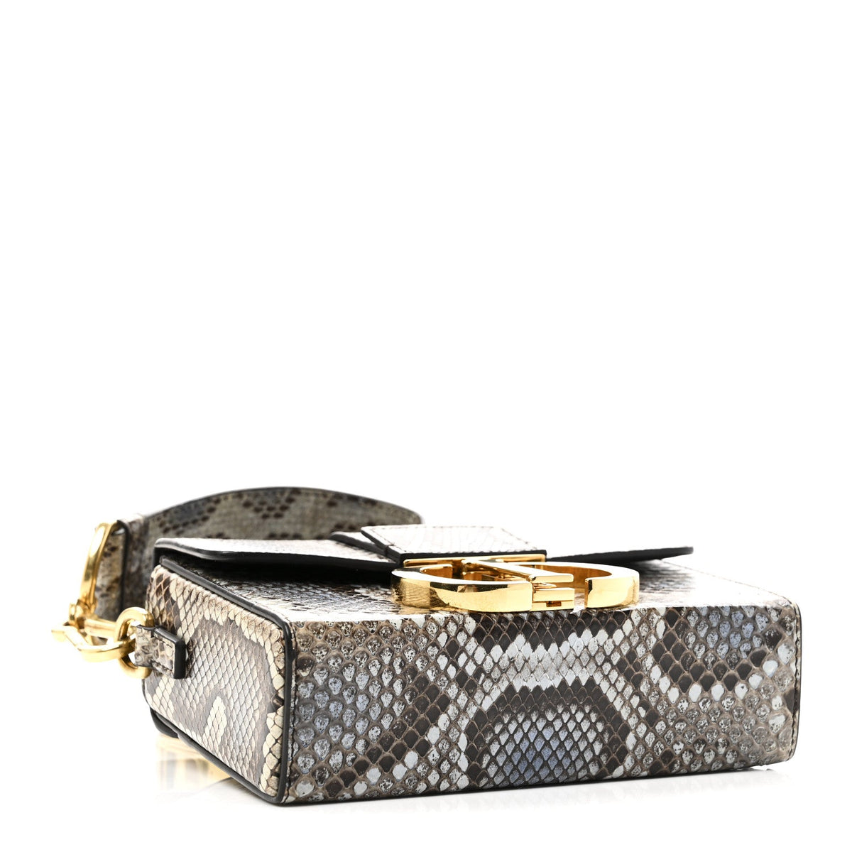 Snakeskin 30 Montaigne Box Bag Beige Multicolor AT My store