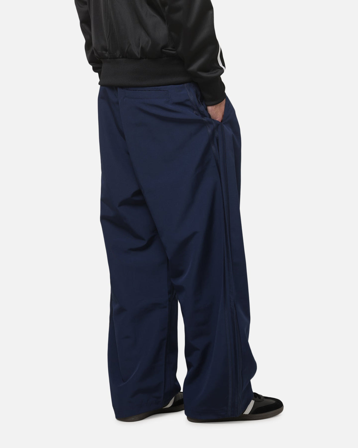 Best-Selling Adidas Originals Woven Barrel Pants Night Indigo