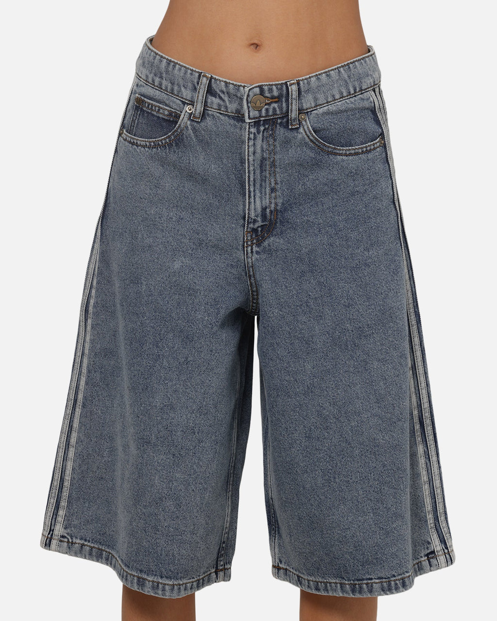 Best-Selling Adidas Women's Jorts Worn Blue