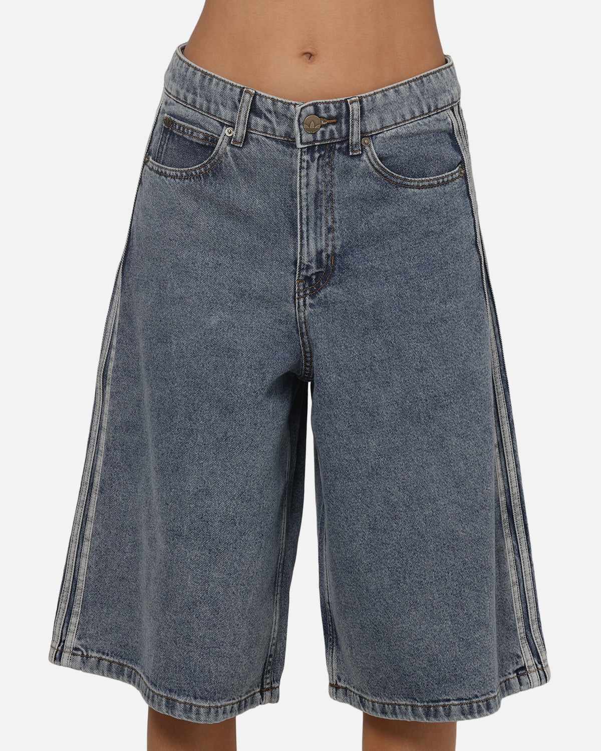 Best-Selling Adidas Women's Jorts Worn Blue