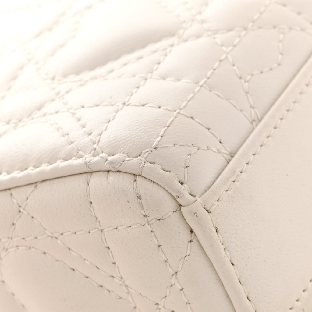 Lambskin Cannage Dioramour Micro Lady D-Joy Latte AT My store