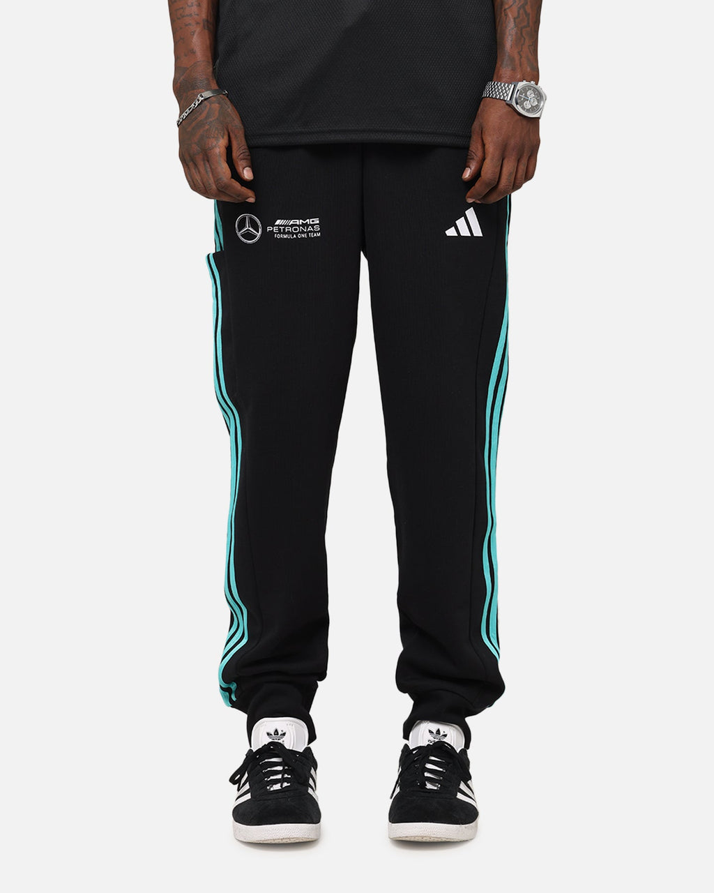 Best-Selling adidas x Mercedes-AMG PETRONAS Formula One F1 DNA Joggers Black/White