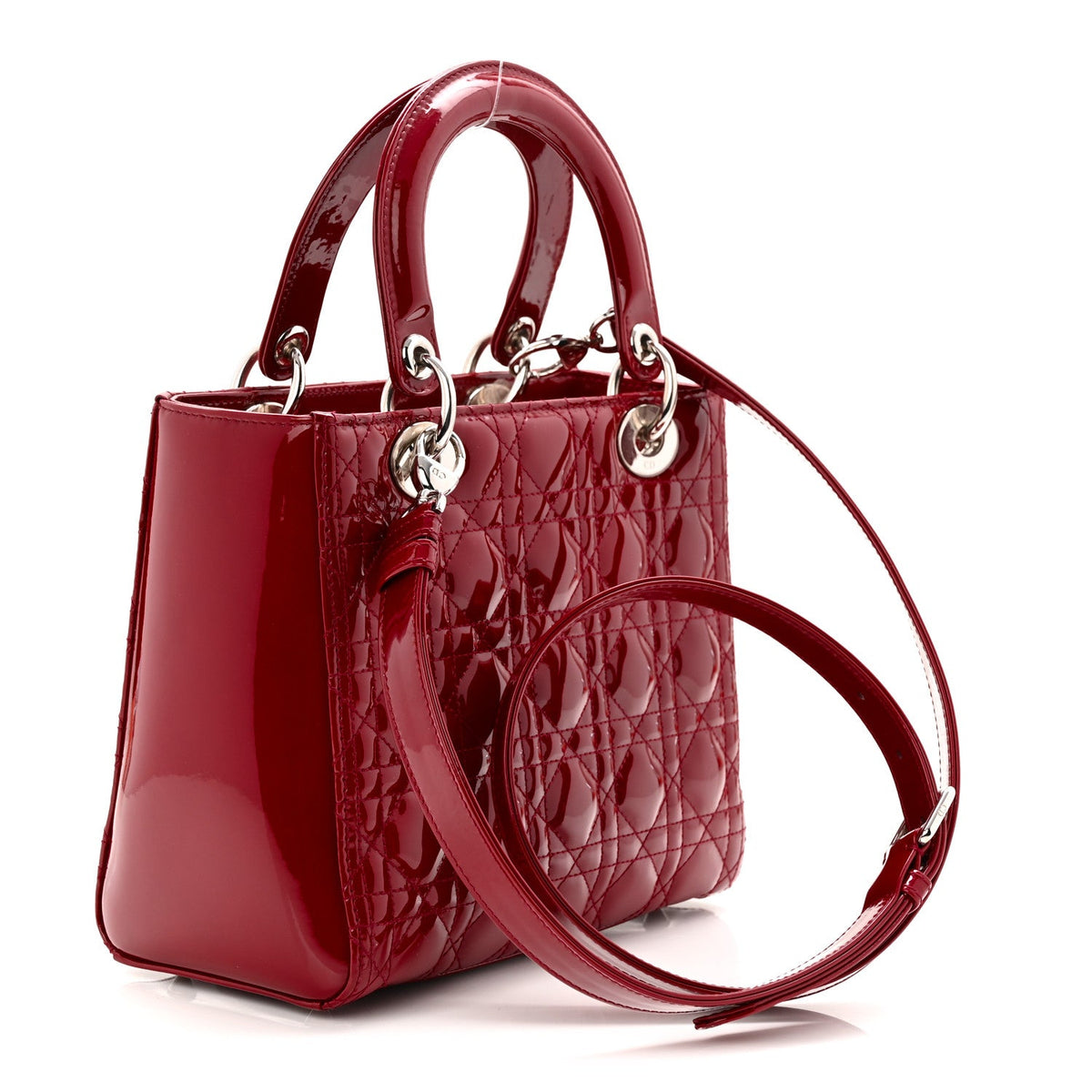 Patent Cannage Medium Lady Dior Red AT My store
