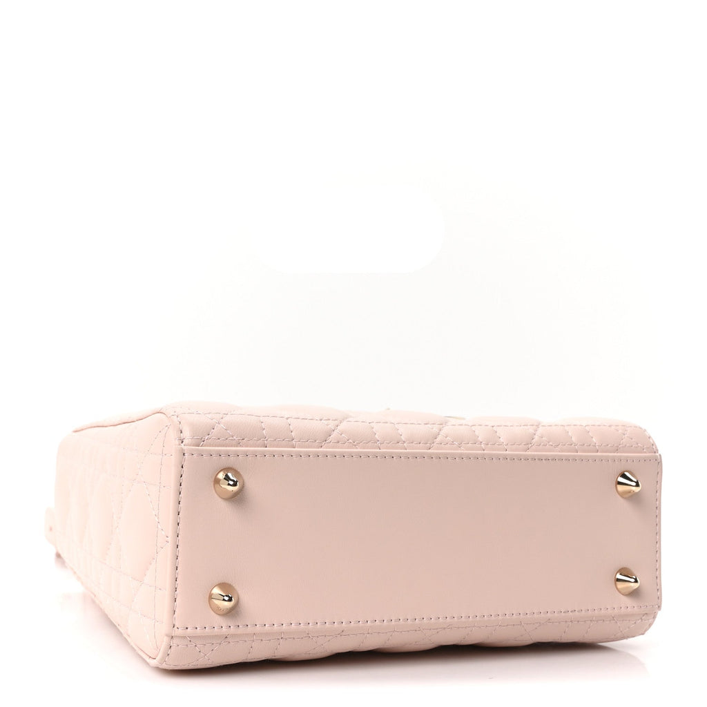 Lambskin Cannage Small My ABCDior Lady Dior Light Pink AT My store