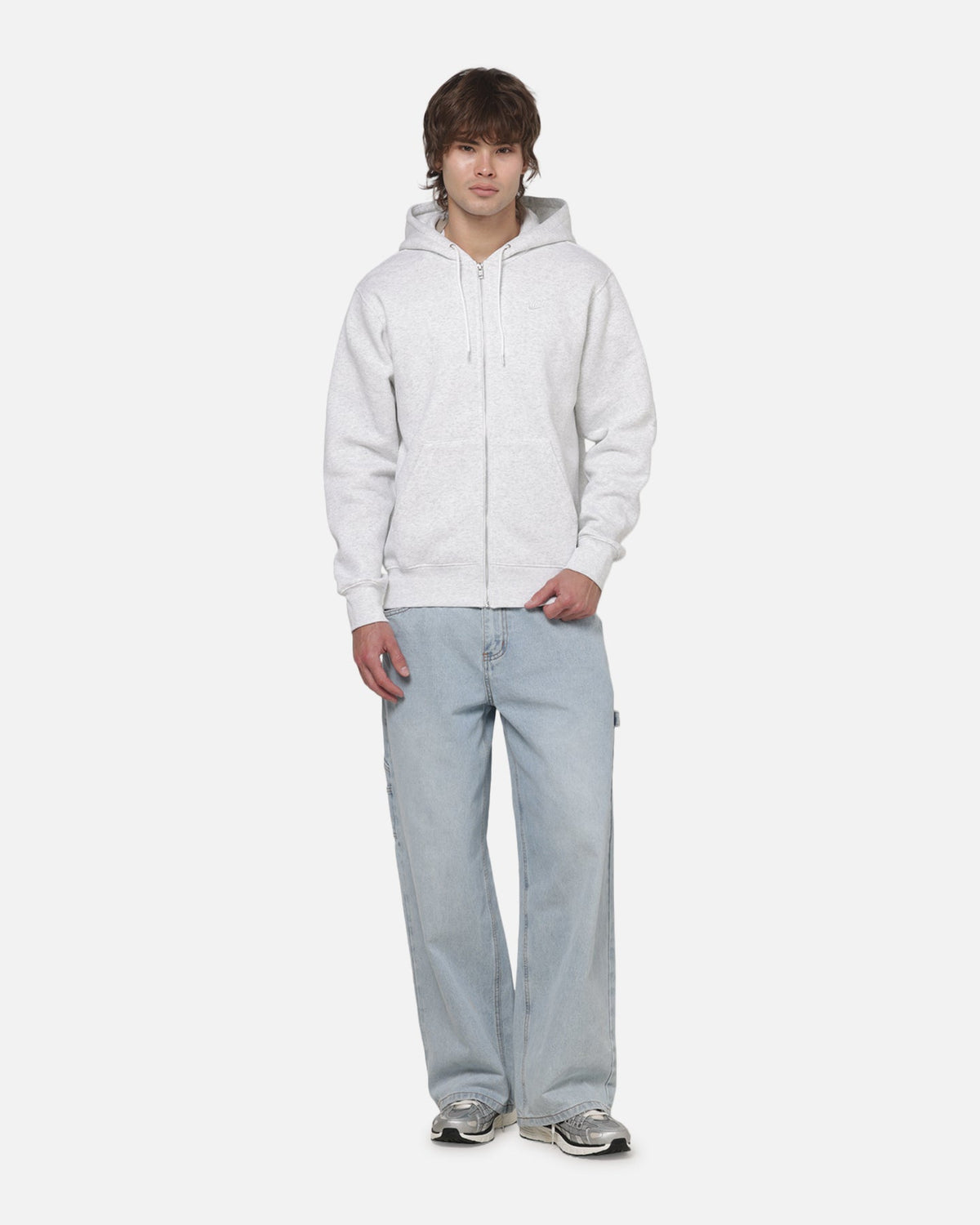 Top Seller Nike Club BB Full-Zip Hoodie Birch Heather