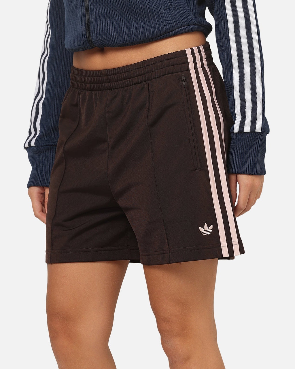 Best-Selling Adidas Women's Firebird Classic Shorts Brown/Pink
