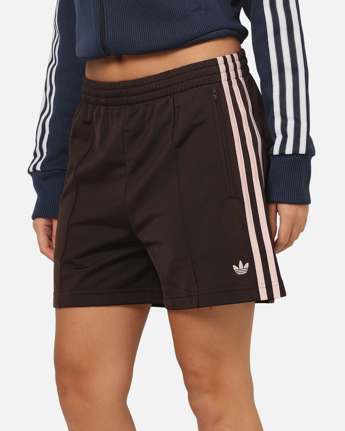 Best-Selling Adidas Women's Firebird Classic Shorts Brown/Pink
