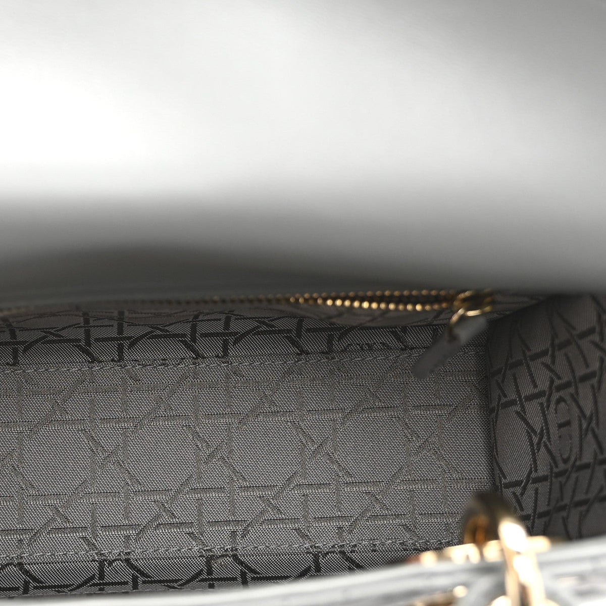 Lambskin Cannage Small My ABCDior Lady Dior Grey AT My store