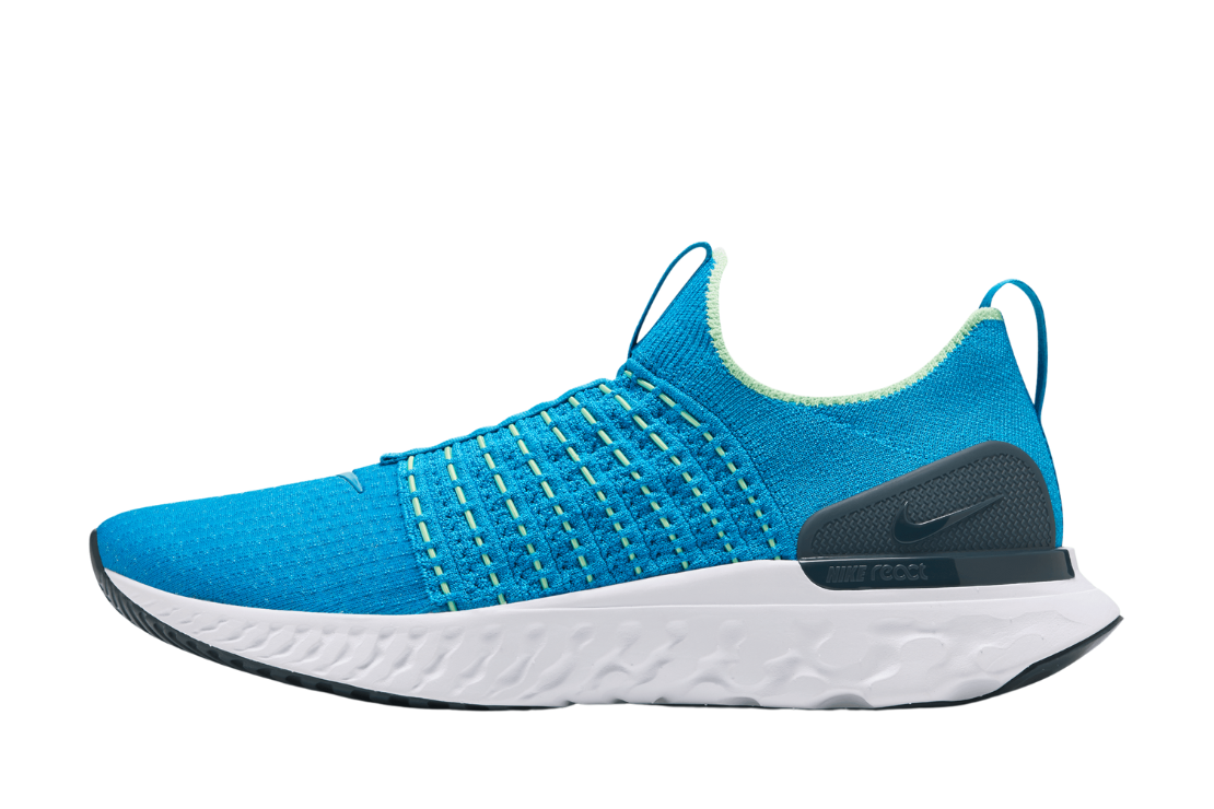 Top Seller React Phantom Run Flyknit 2 Men's :Blue Orbit | Vapor Green