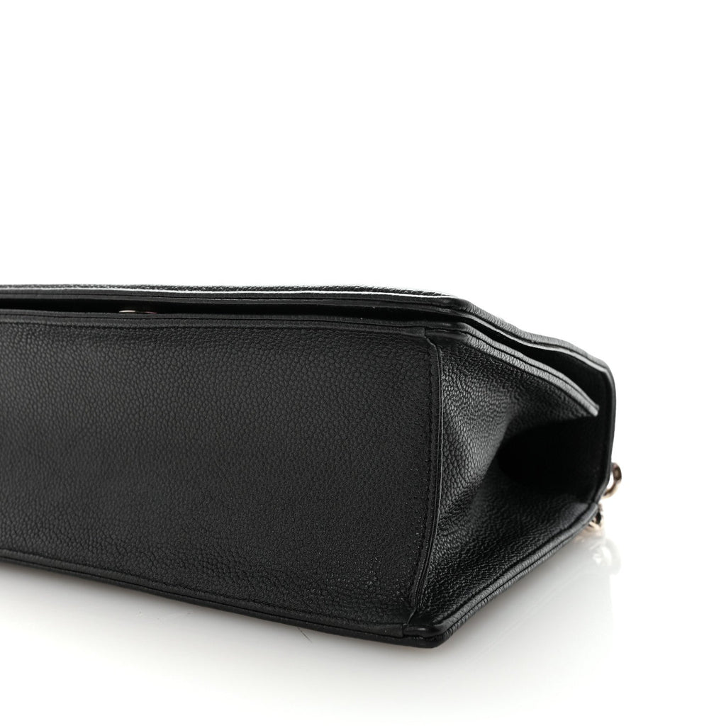 Grained Calfskin Medium Diorama Flap Bag Black AT My store