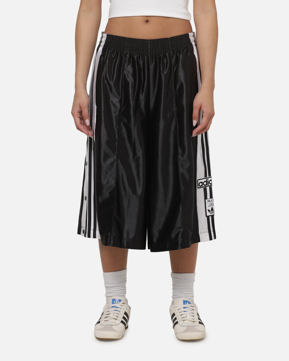 Best-Selling Adidas Women's Adibreak Long Shorts Black/White