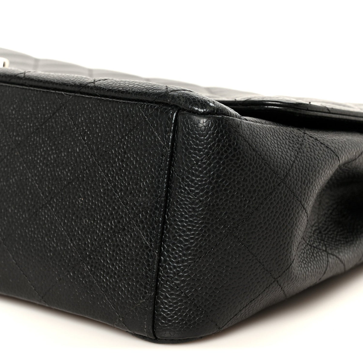 Caviar Quilted Maxi Double Flap Black At My store