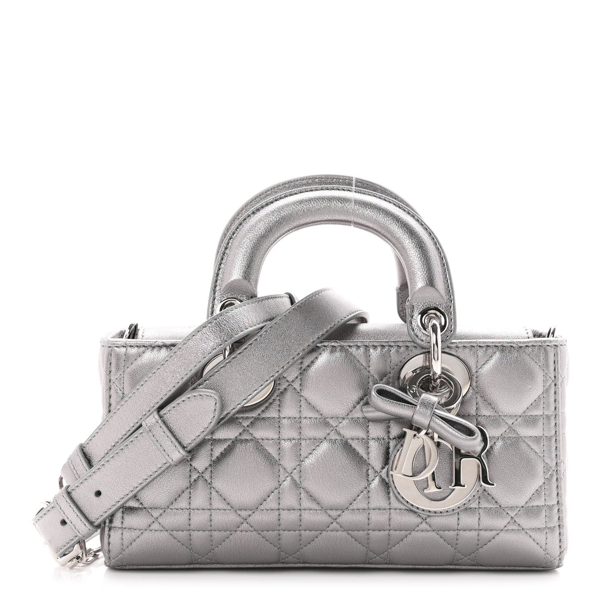 Metallic Lambskin Cannage Small Lady D-Joy AT My store
