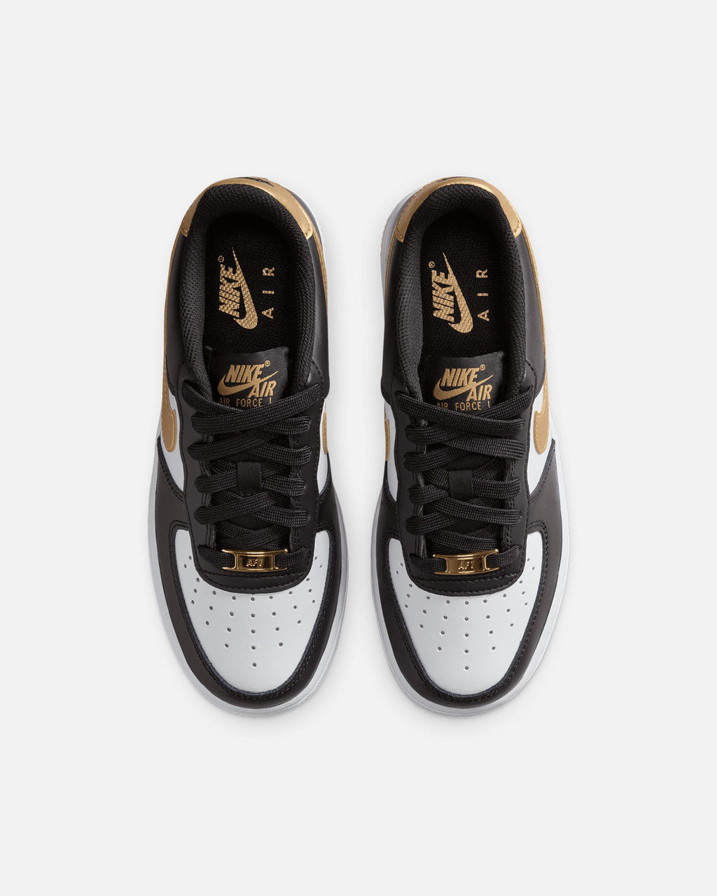 Top Seller Nike Kids' Air Force 1 (GS) Black/Metallic Gold