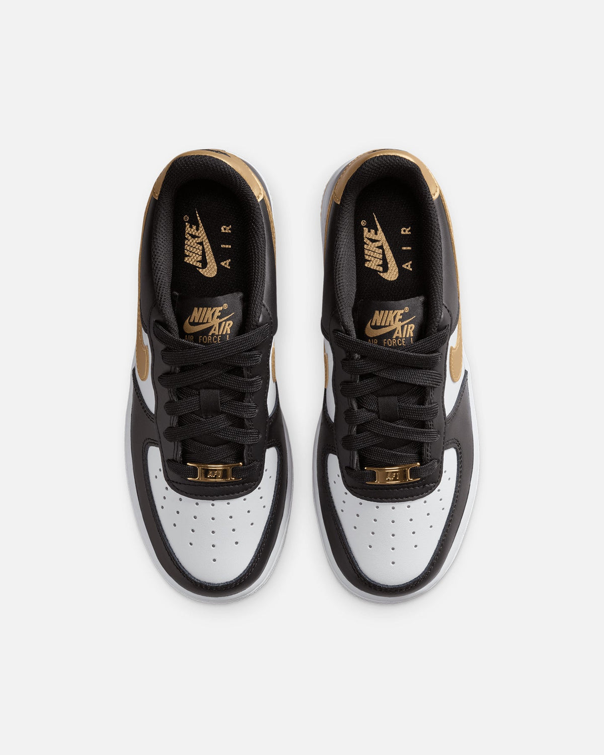 Top Seller Nike Kids' Air Force 1 (GS) Black/Metallic Gold